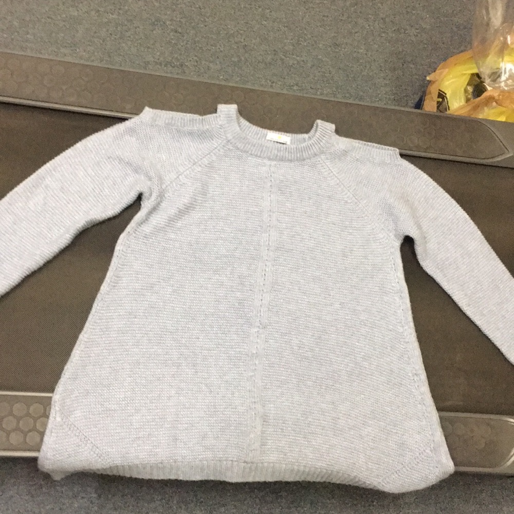 Peep shoulder size Lg sweater